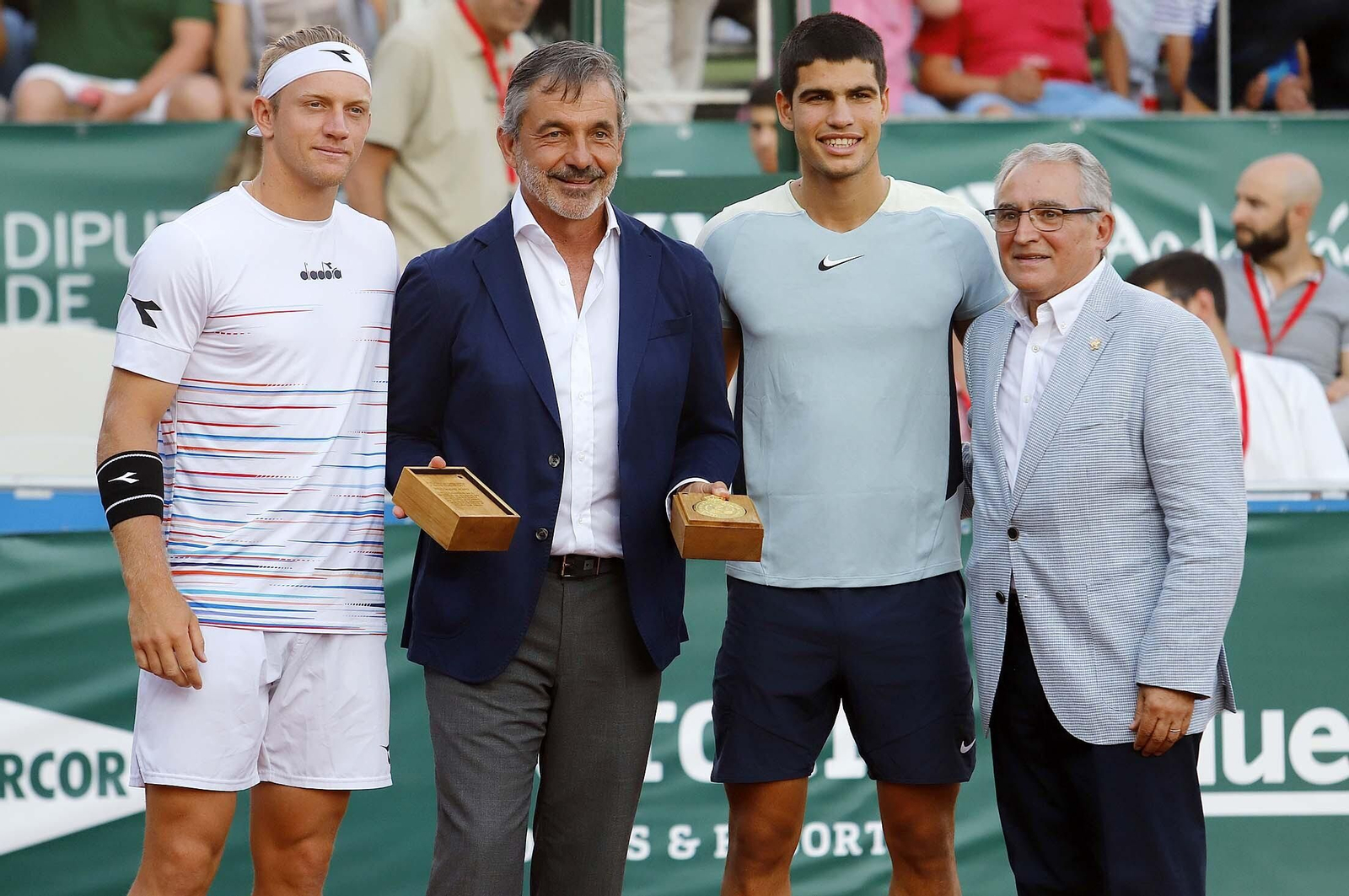 Imágenes de la final de la 97 Copa del Rey de Tenis entre Carlos Alcaraz y Davidovich