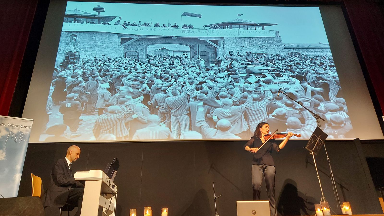 Un momento durante el concierto.