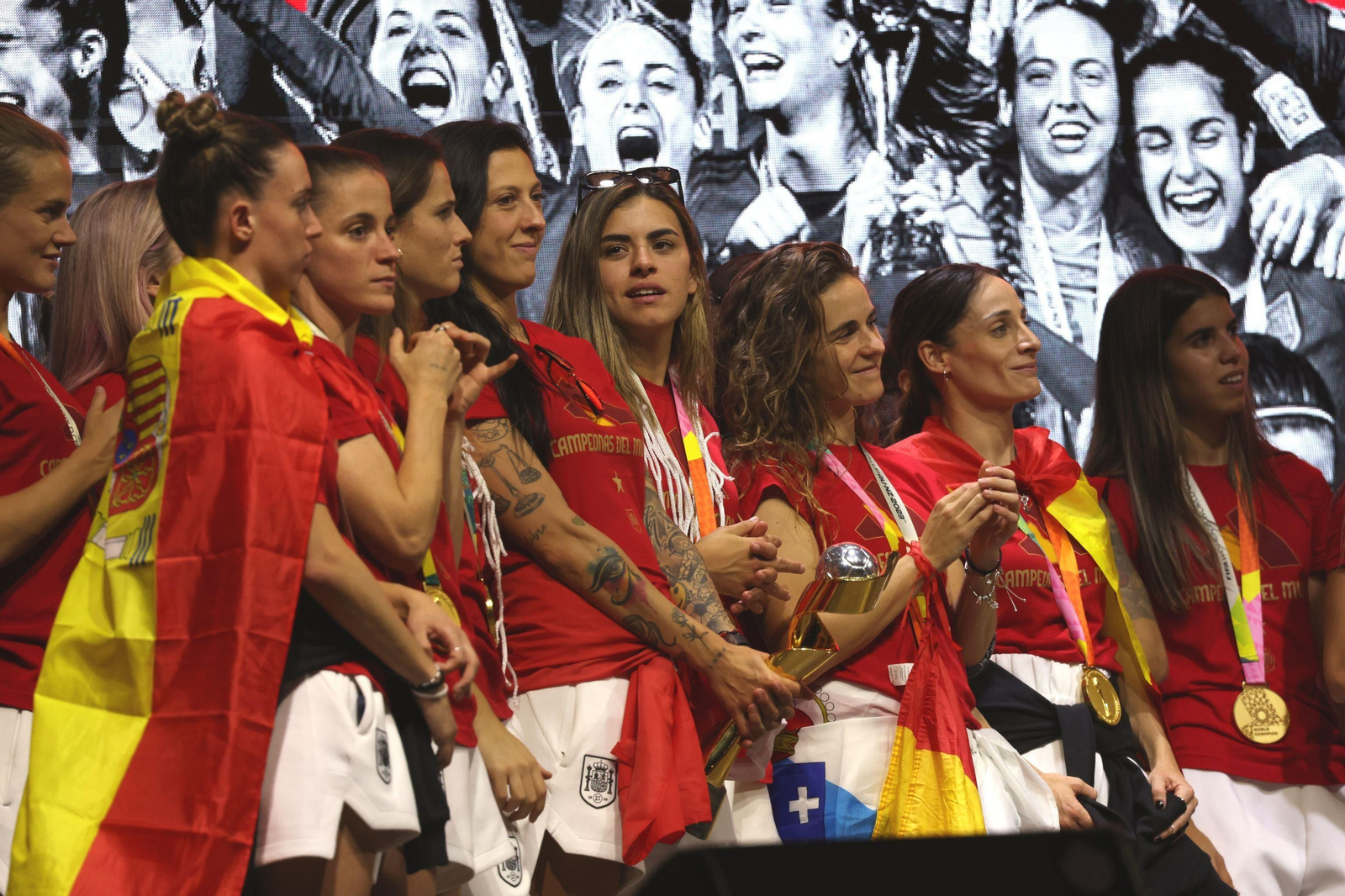 Las imágenes de la celebración de las campeonas del Mundo de Fútbol