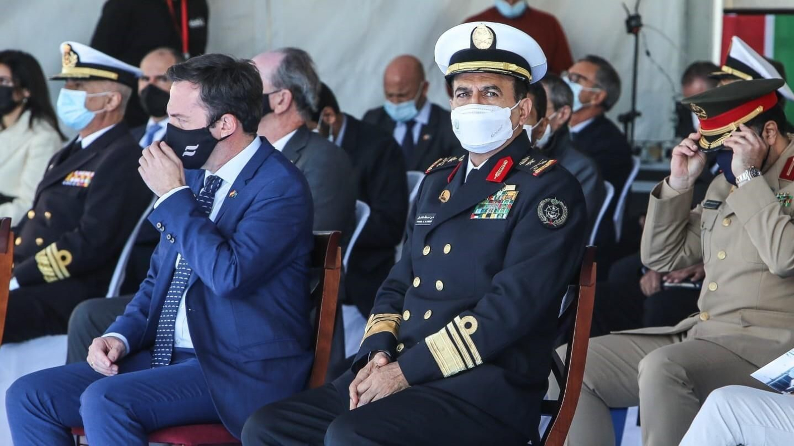 Así ha sido la botadura de la corbeta 'Unayzah' en Navantia San Fernando