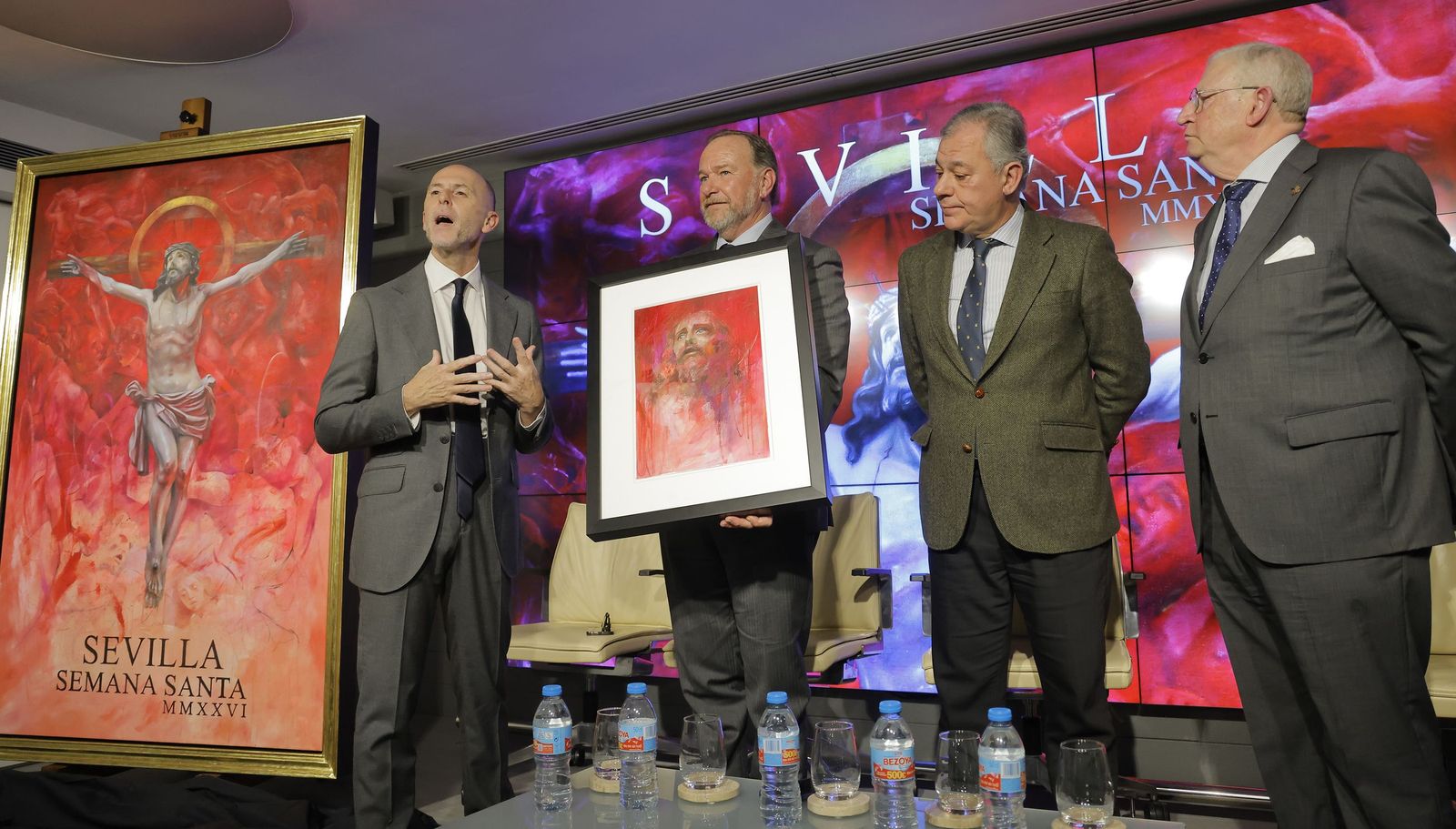 El cartel de la Semana Santa de Sevilla 2026, todas las fotos.