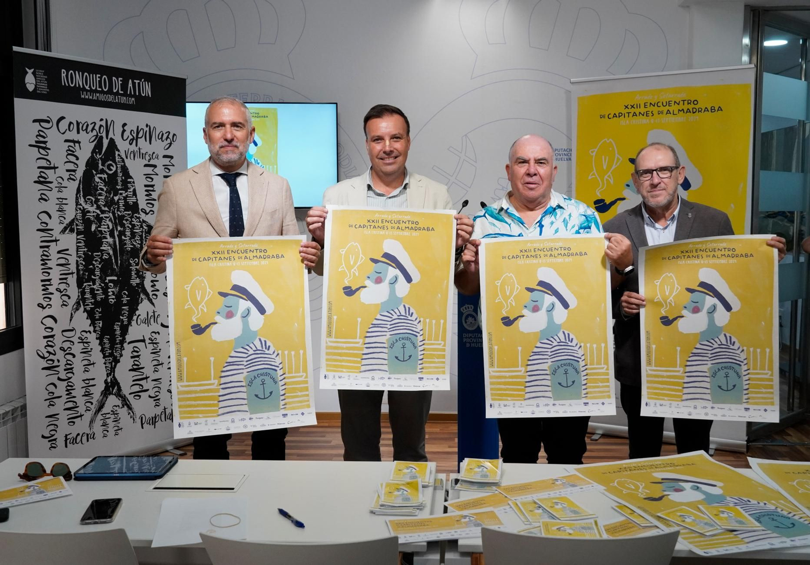 Presentación del Encuentro de Capitanes de Almadraba este martes en la Diputación Provincial. Presentación del Encuentro de Capitanes de Almadraba este martes en la Diputación Provincial.