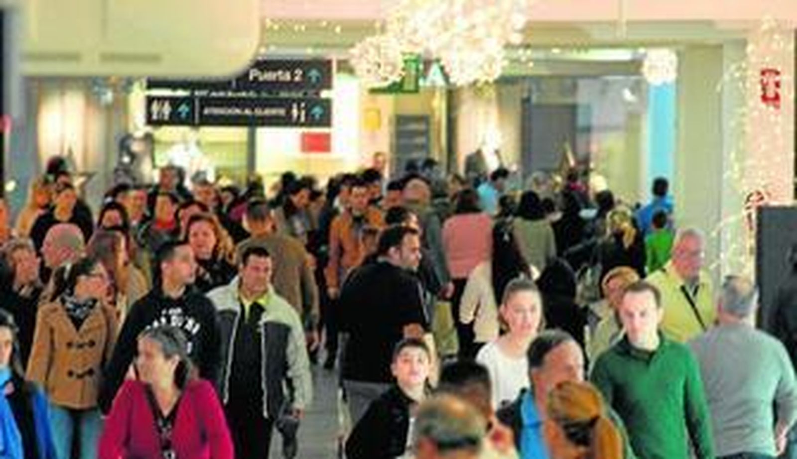 Primer domingo de colas y compras