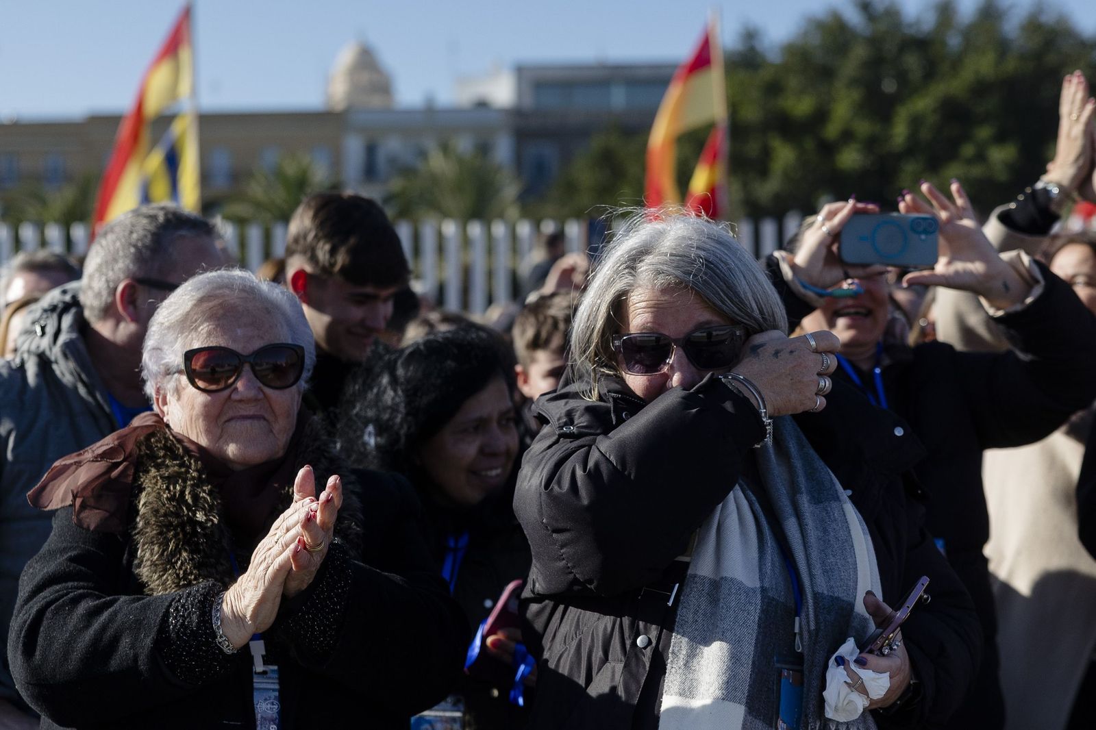 Las imágenes de la despedida del Juan Sebastián de Elcano