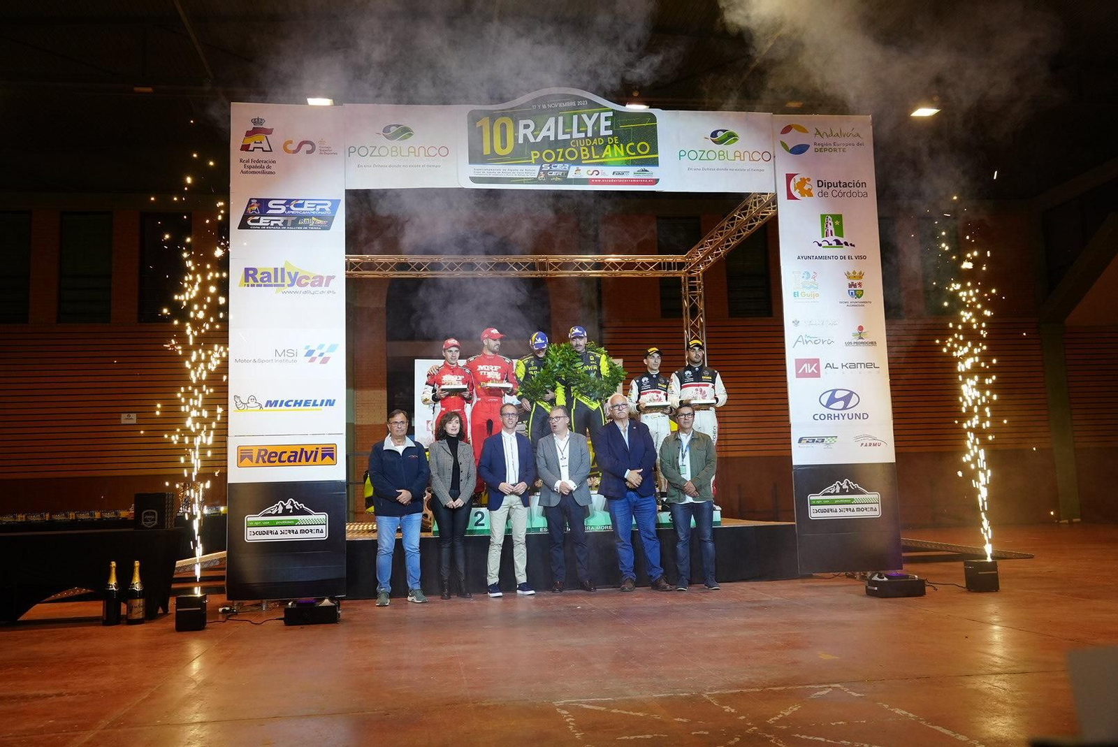 Las mejores imágenes de la entrega de premios del Rallye Ciudad de Pozoblanco