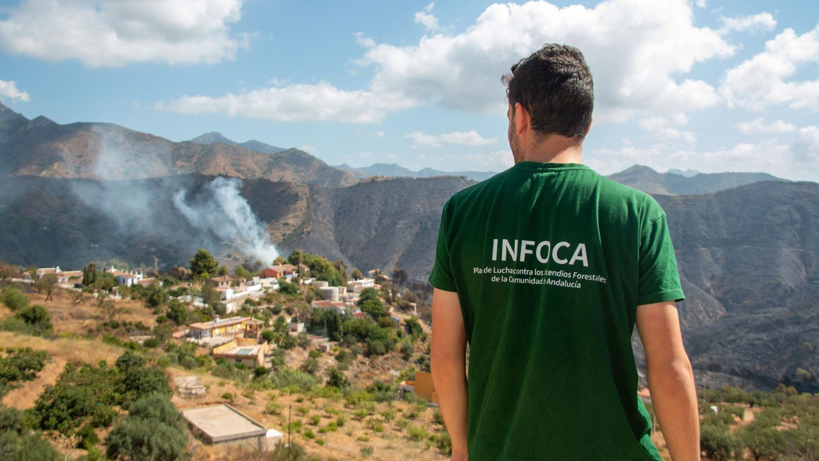 Día después en el incendio de Almuñécar
