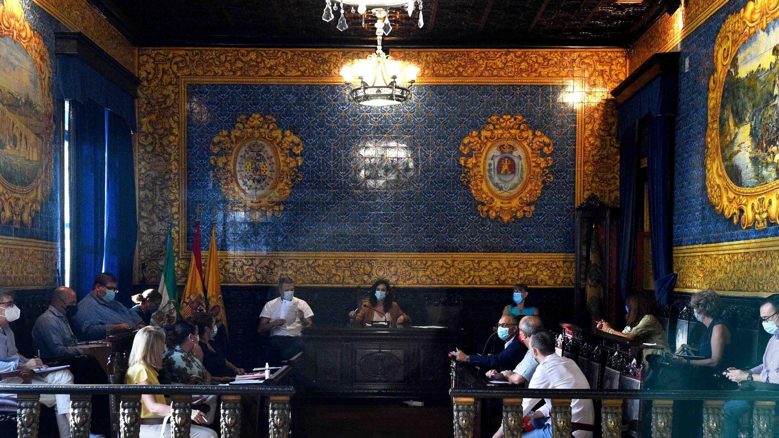 La reunión de la Gerencia de Urbanismo. La reunión de la Gerencia de Urbanismo.