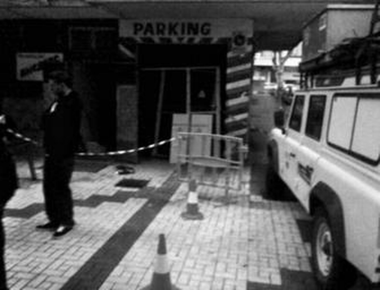 Imagen de la zona donde está el transformador averiado.