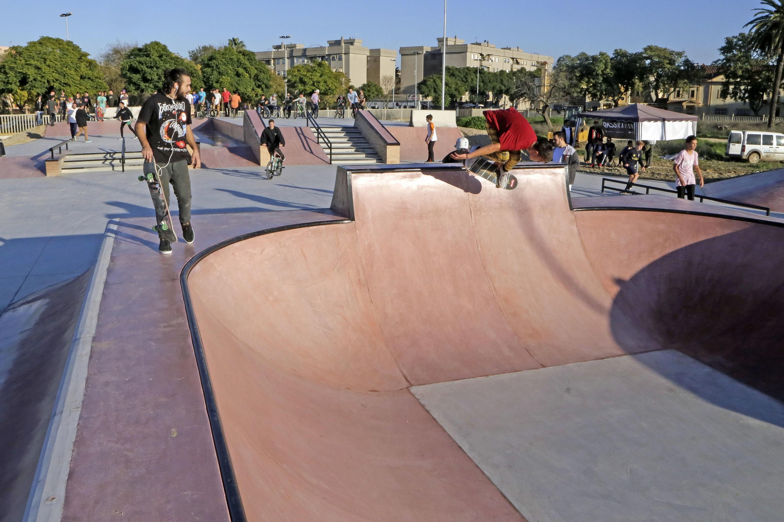 Inauguración del nuevo Skate Park en el complejo deportivo de Chapín