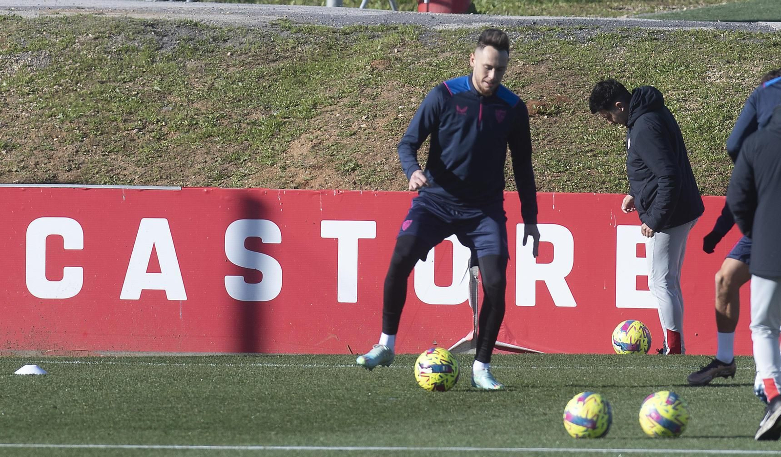 Ocampos, en su regreso al Sevilla.