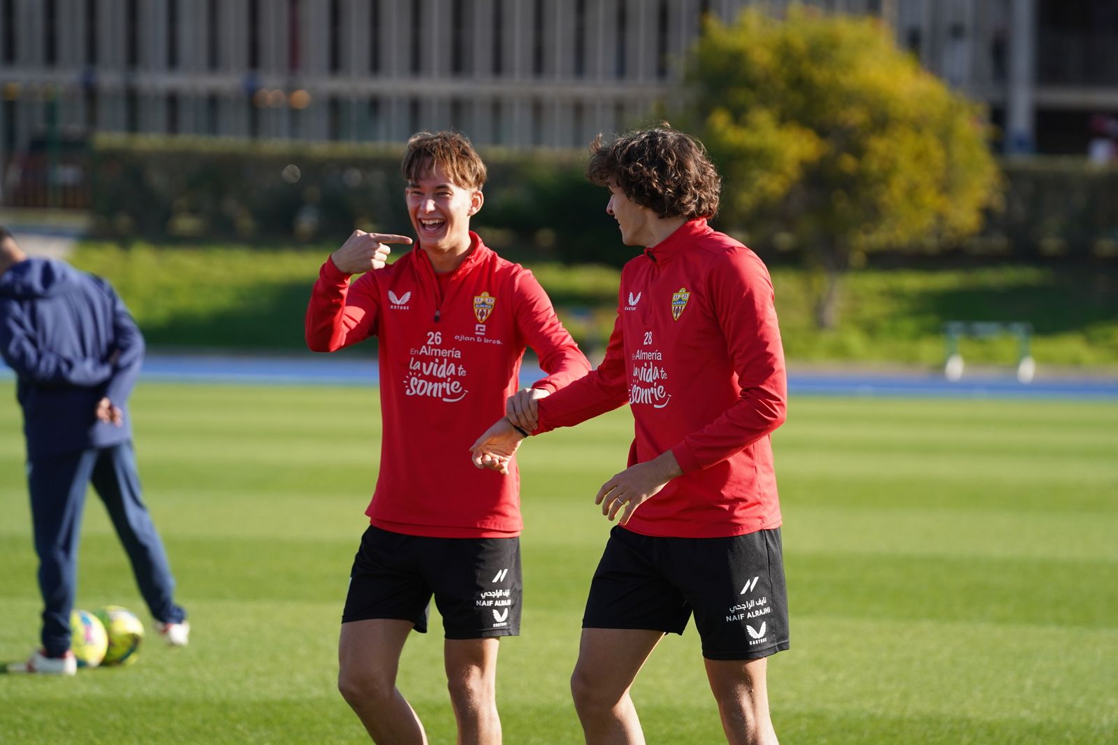 Así ha sido el entrenamiento del Almería este miércoles