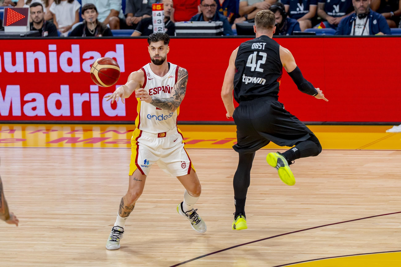 Las mejores fotos del España-Alemania de baloncesto