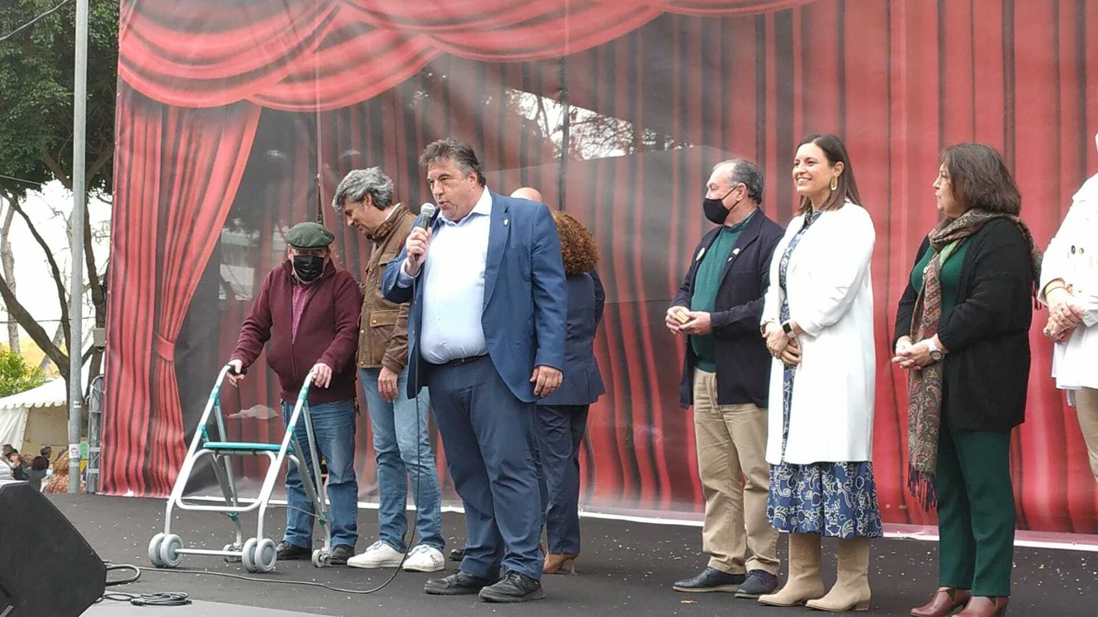 Entrega de la Careta de Oro del Carnaval de 2022.