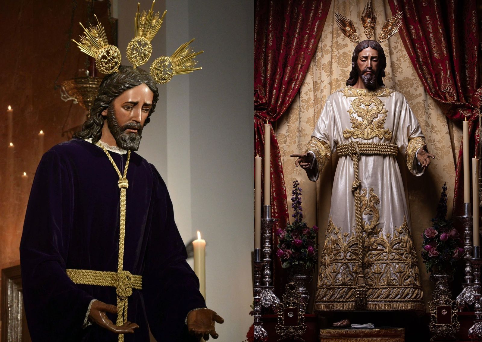 La túnica fue realizada en 2007 por el taller de empleo de la cofradía malagueña