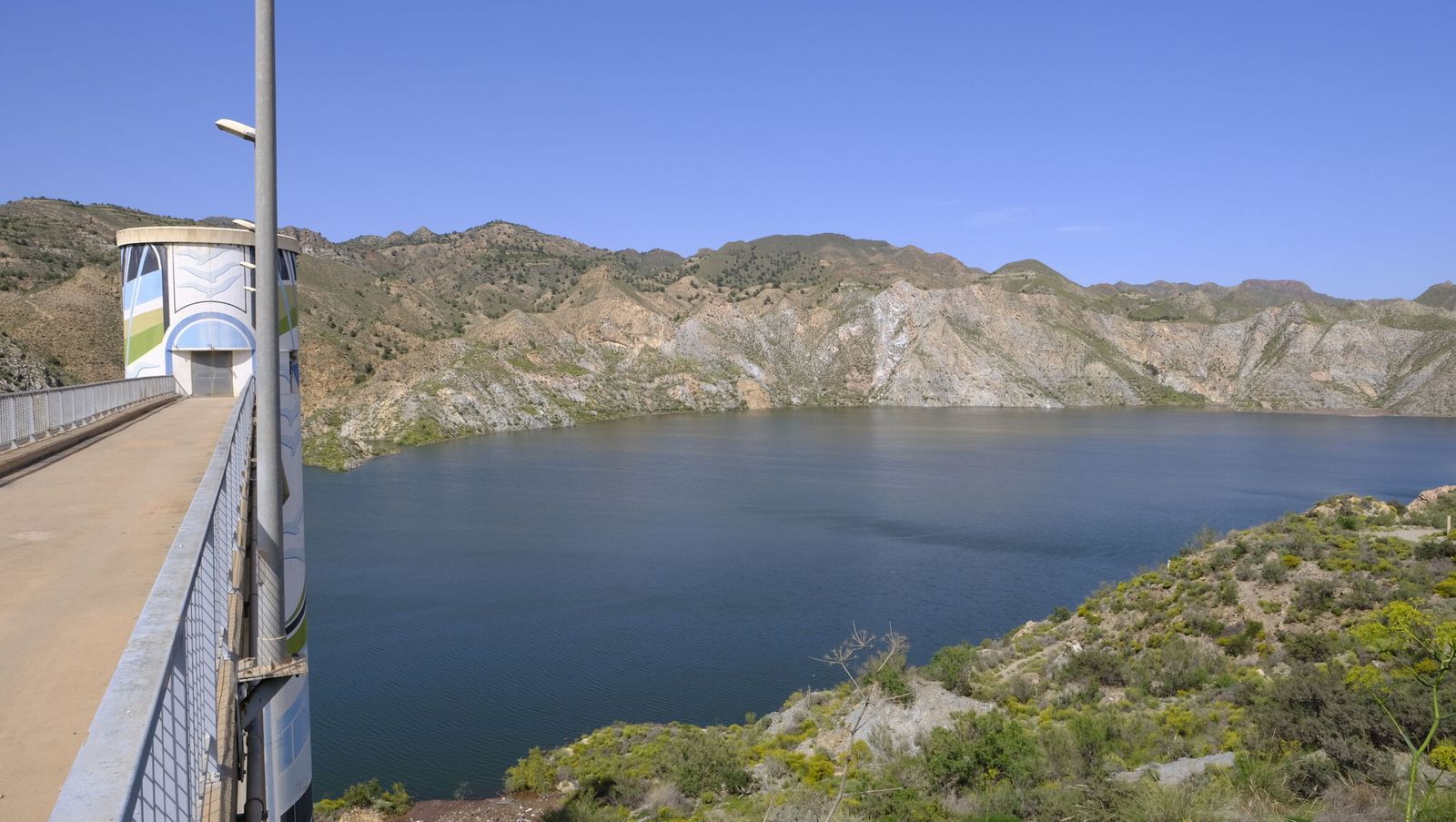 Embalse de Cuevas del Almanzora en la provincia de Almería