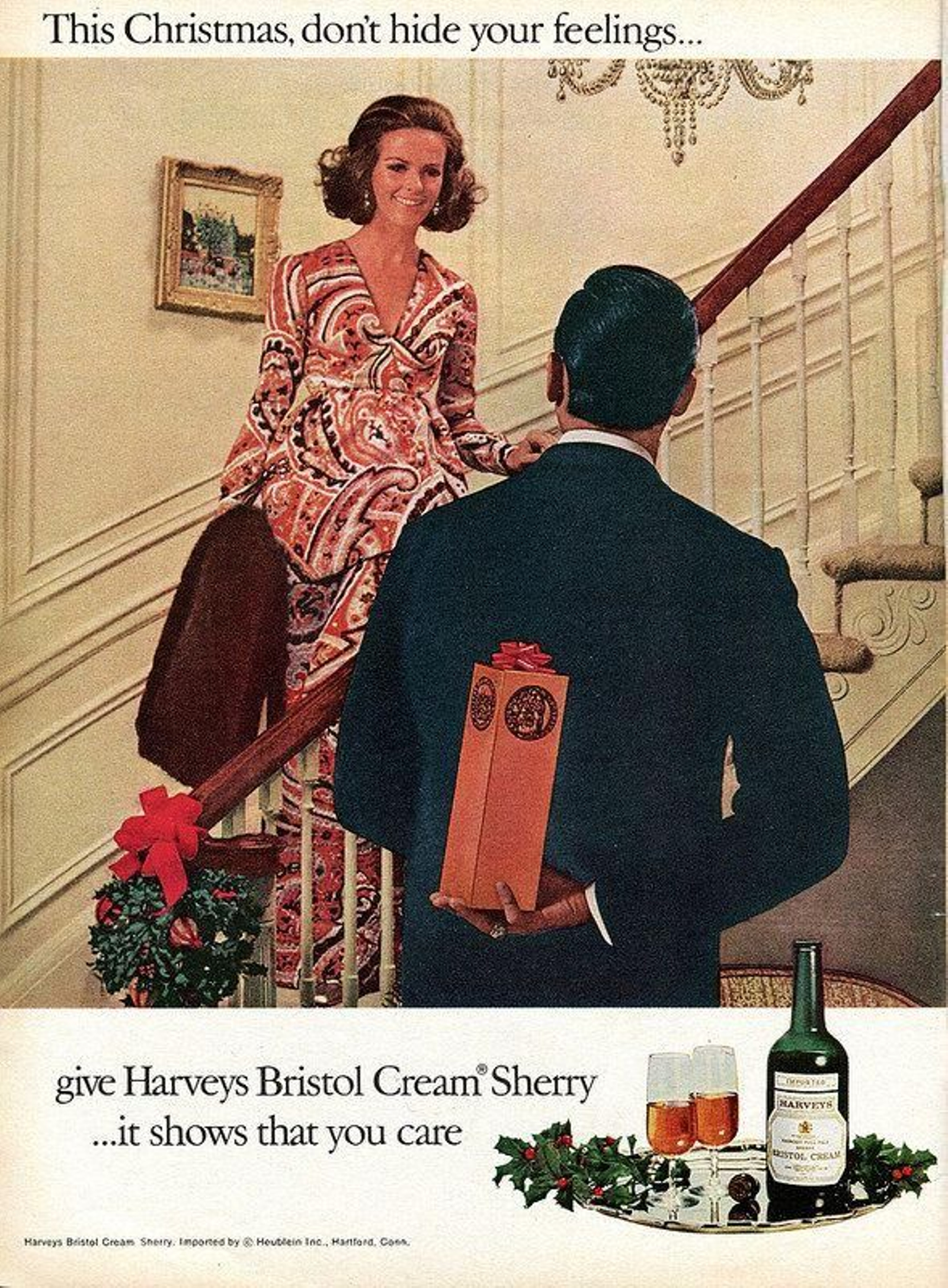 Anuncio del Bristol Cream para el mercado británico, 1969.