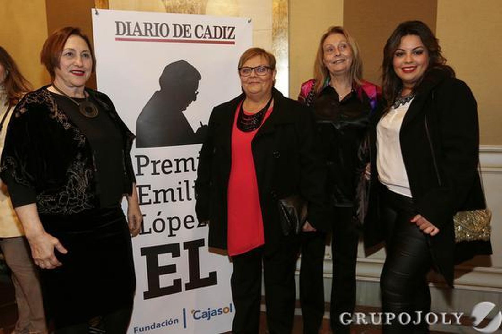 María Jesús Castro, Ascensión Vázquez, Kitty Pastor y Ascensión López Vázquez. 

Foto: Julio Gonzalez-Joaquin Pino-Fito Carreto