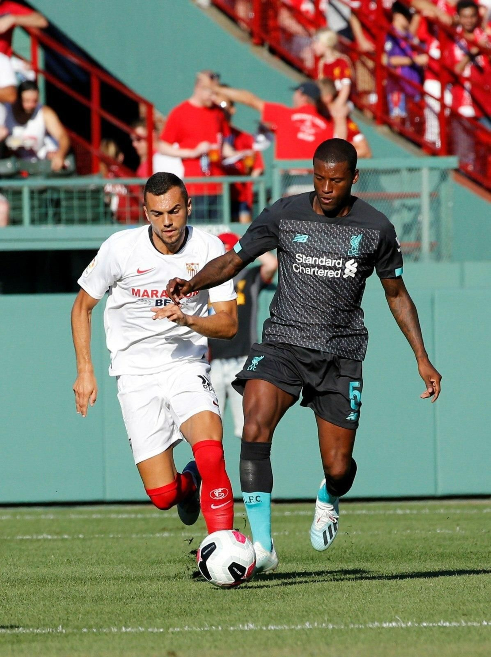 Las imágenes del amistoso Liverpool-Sevilla FC