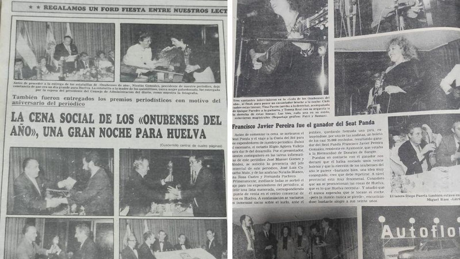 Crónica de la primera edición de los Premios Onubenses del Año en Huelva Información