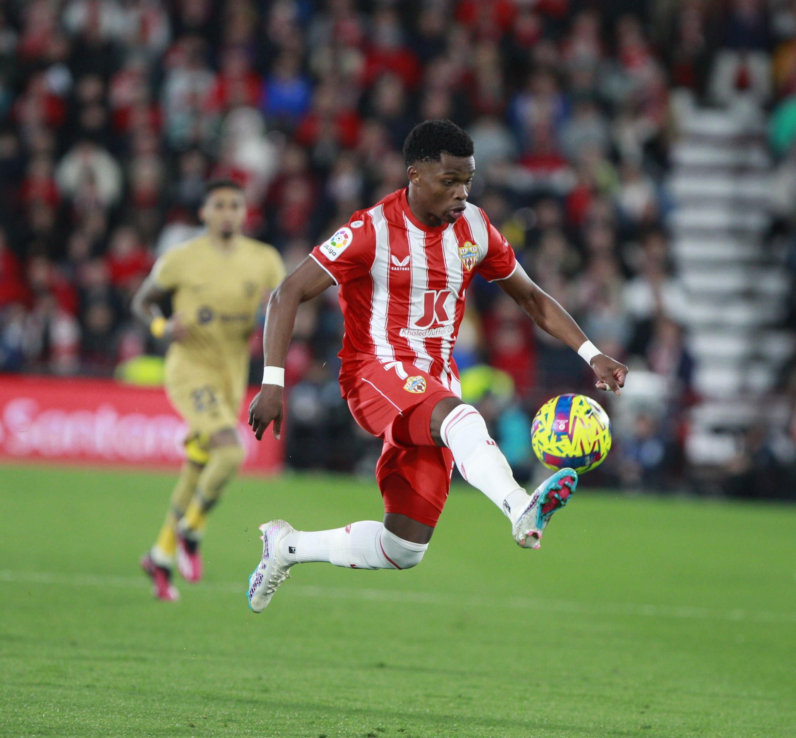 Imágenes de la victoria de la U.D. Almería ante el F.C. Barcelona