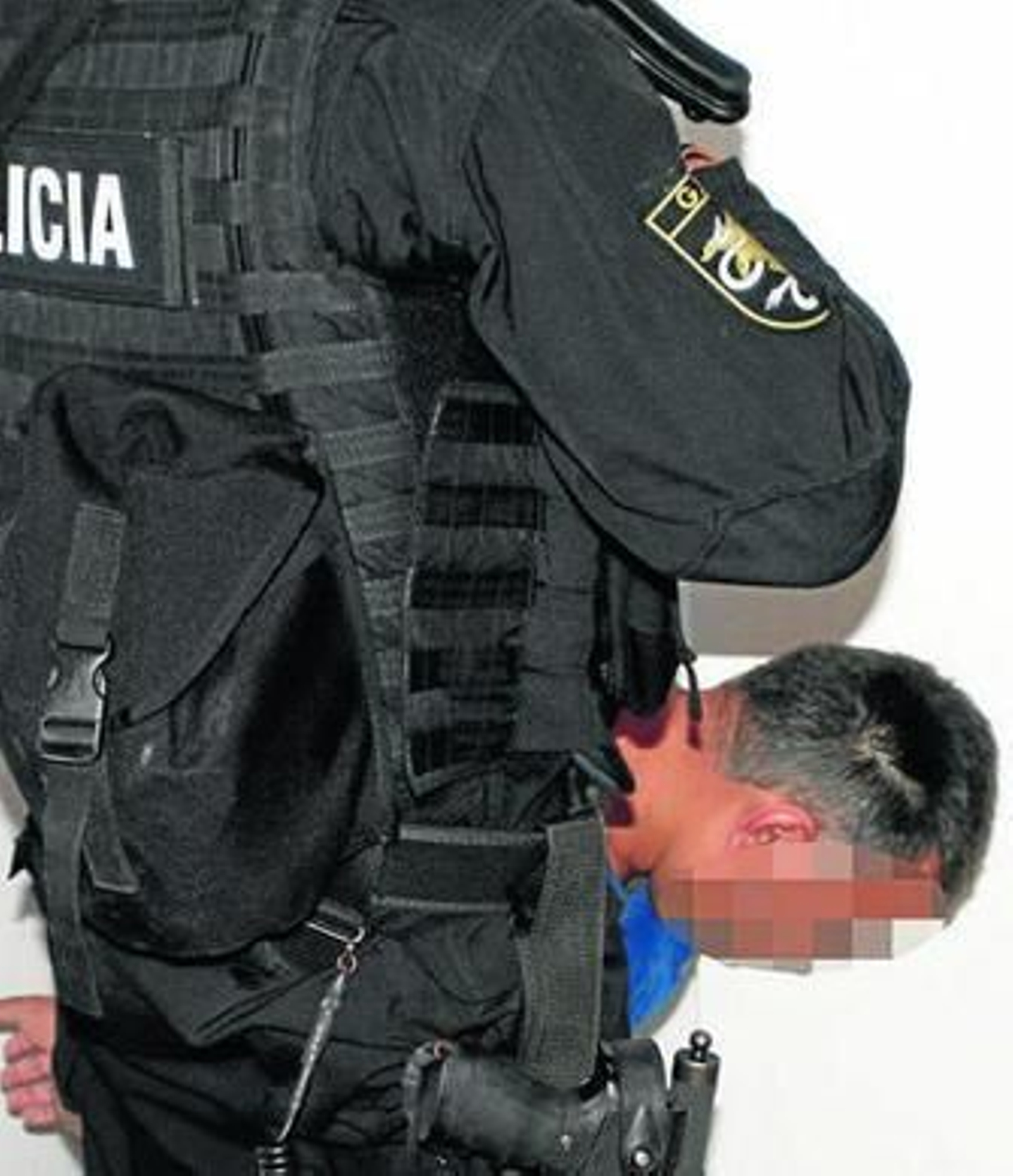 Uno de los detenidos ayer, en una foto facilitada por la Policía.