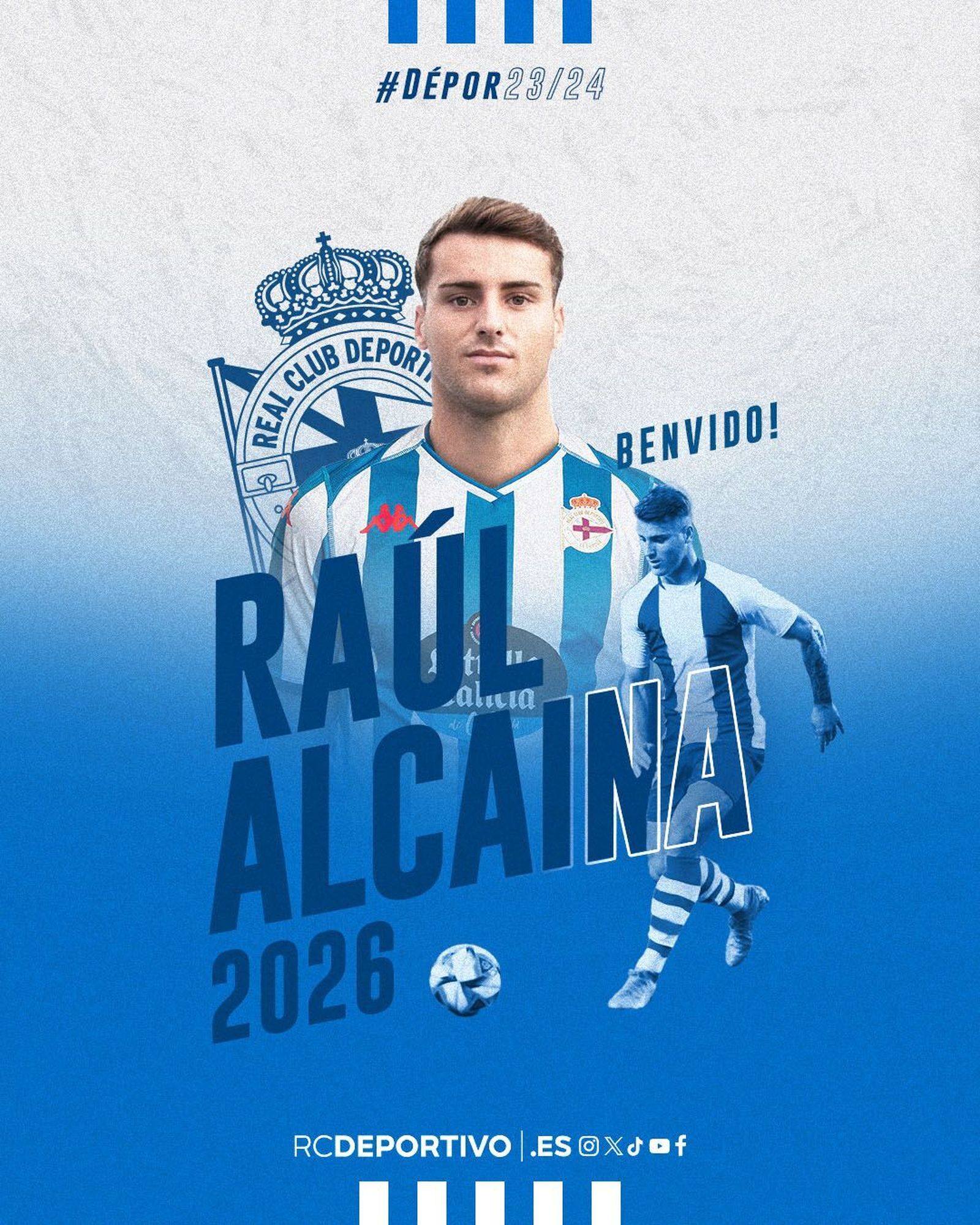 Raúl Alcaina, anunciado por el Deportivo.