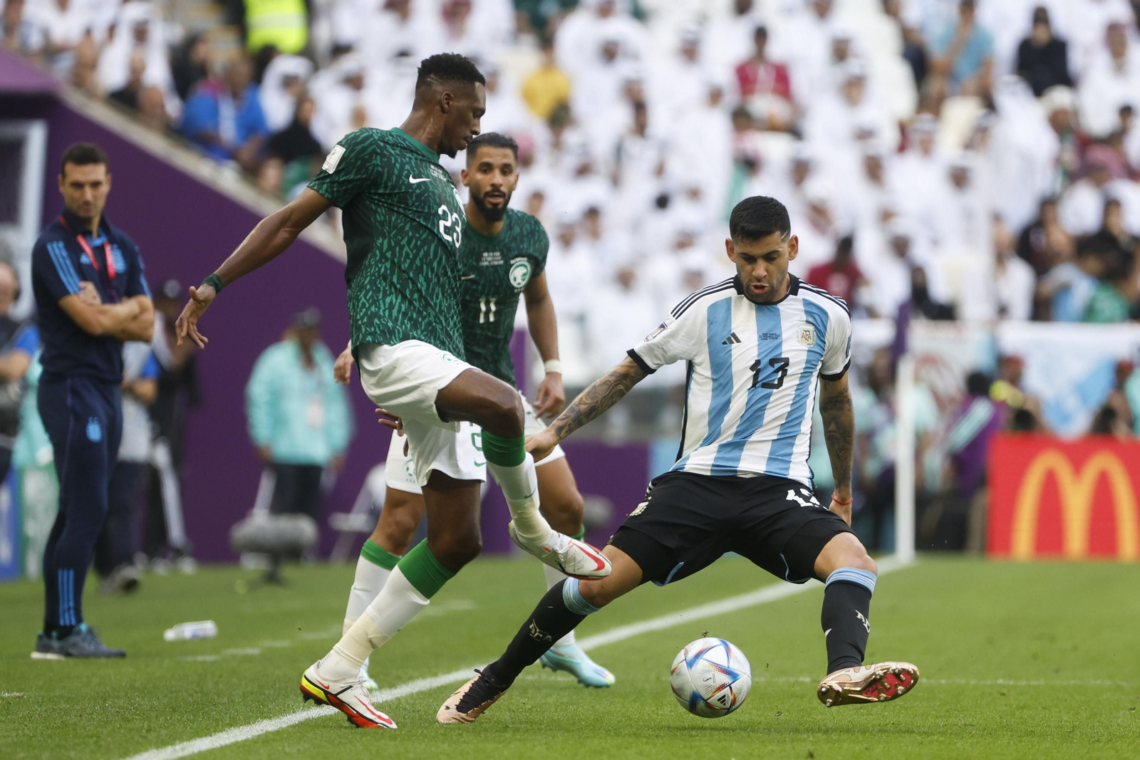 Las imágenes del Artentina - Arabia Saudí en el Mundial de Qatar