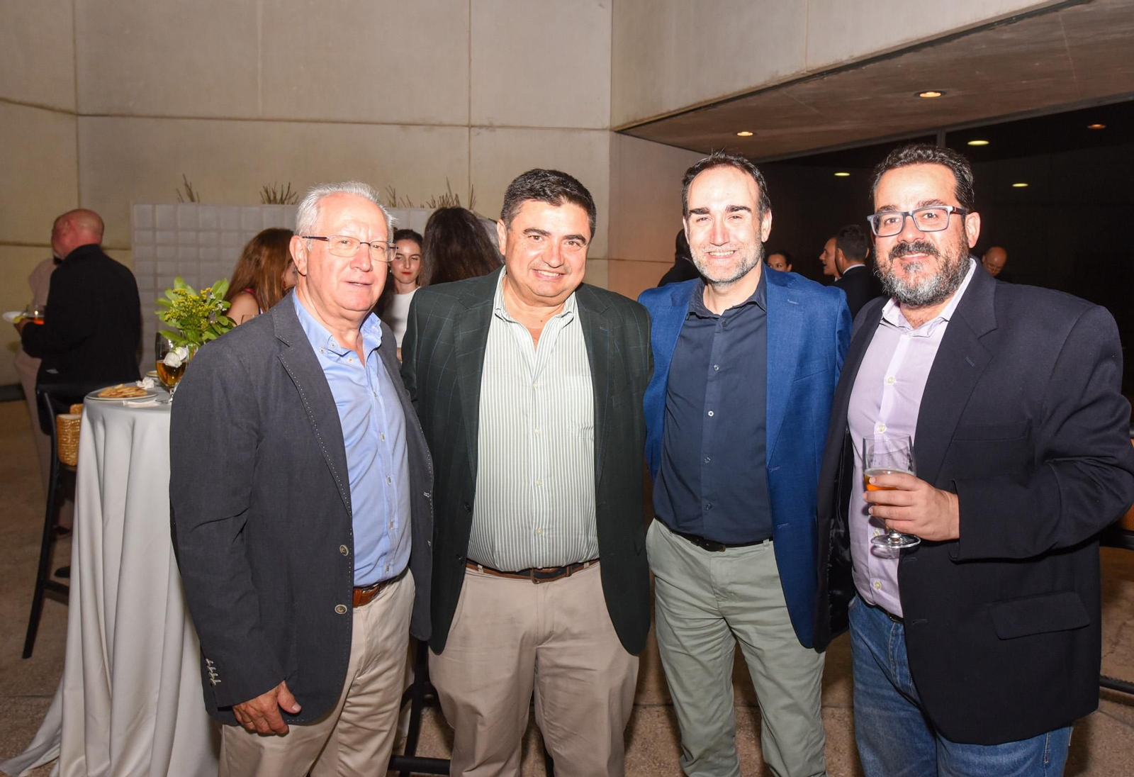 Juan Guijo, José García Román, José Luis Llergo y Cisco López.