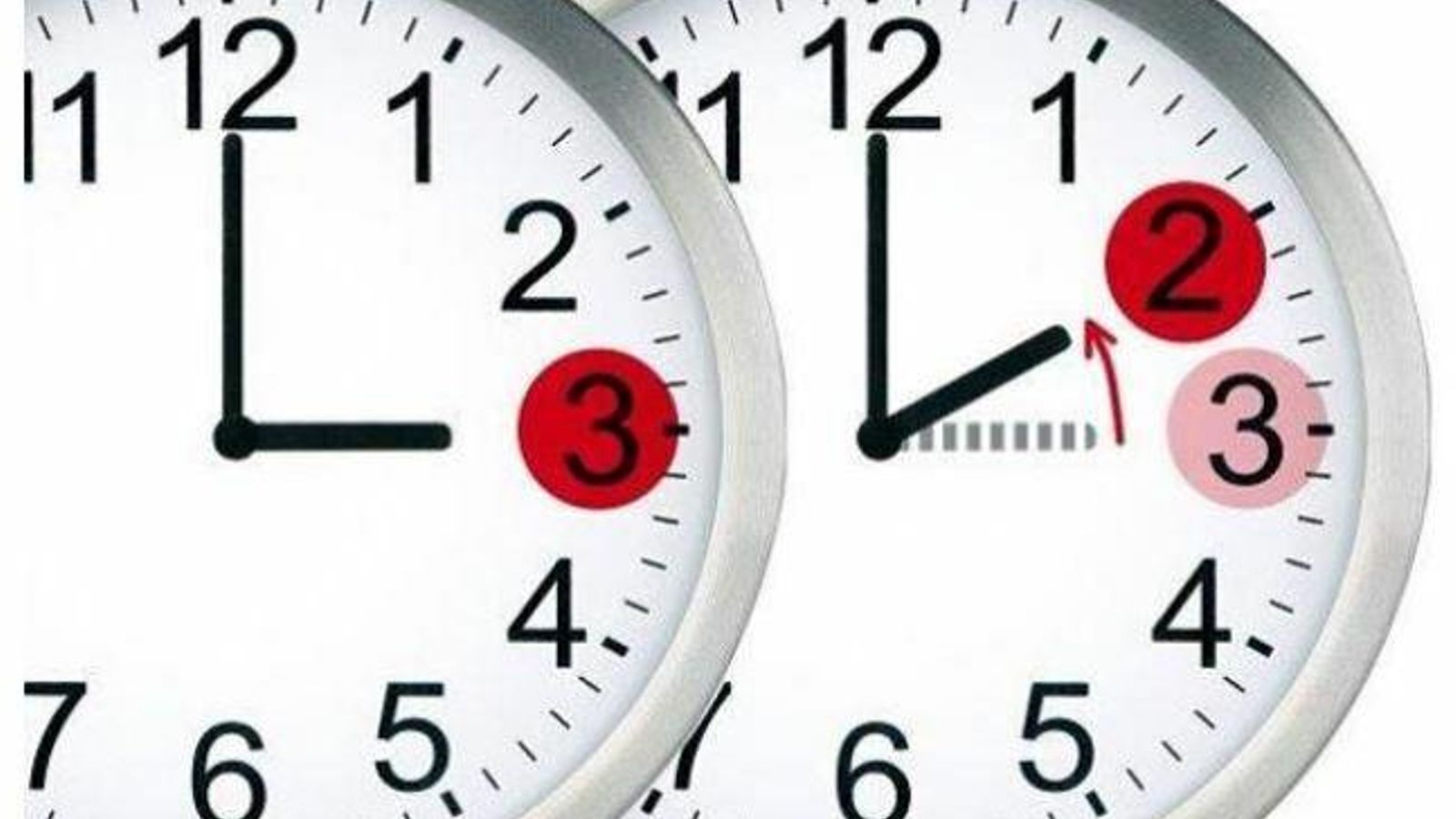 Se retrasará una hora el reloj