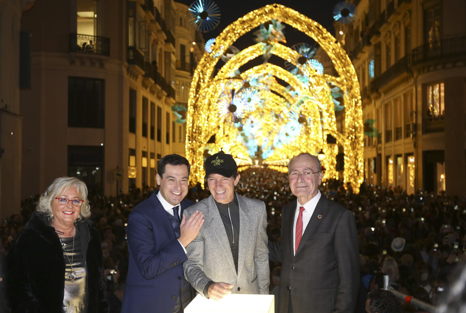 Las fotos de las luces de Navidad en Málaga Las fotos de las luces de Navidad en Málaga