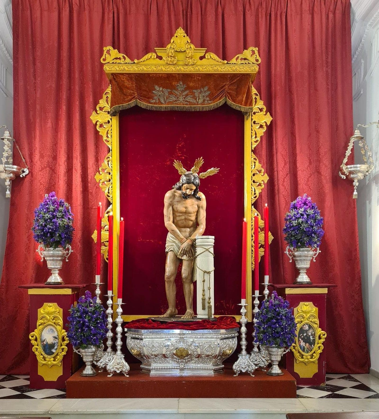 Jesús Atado a la Columna.