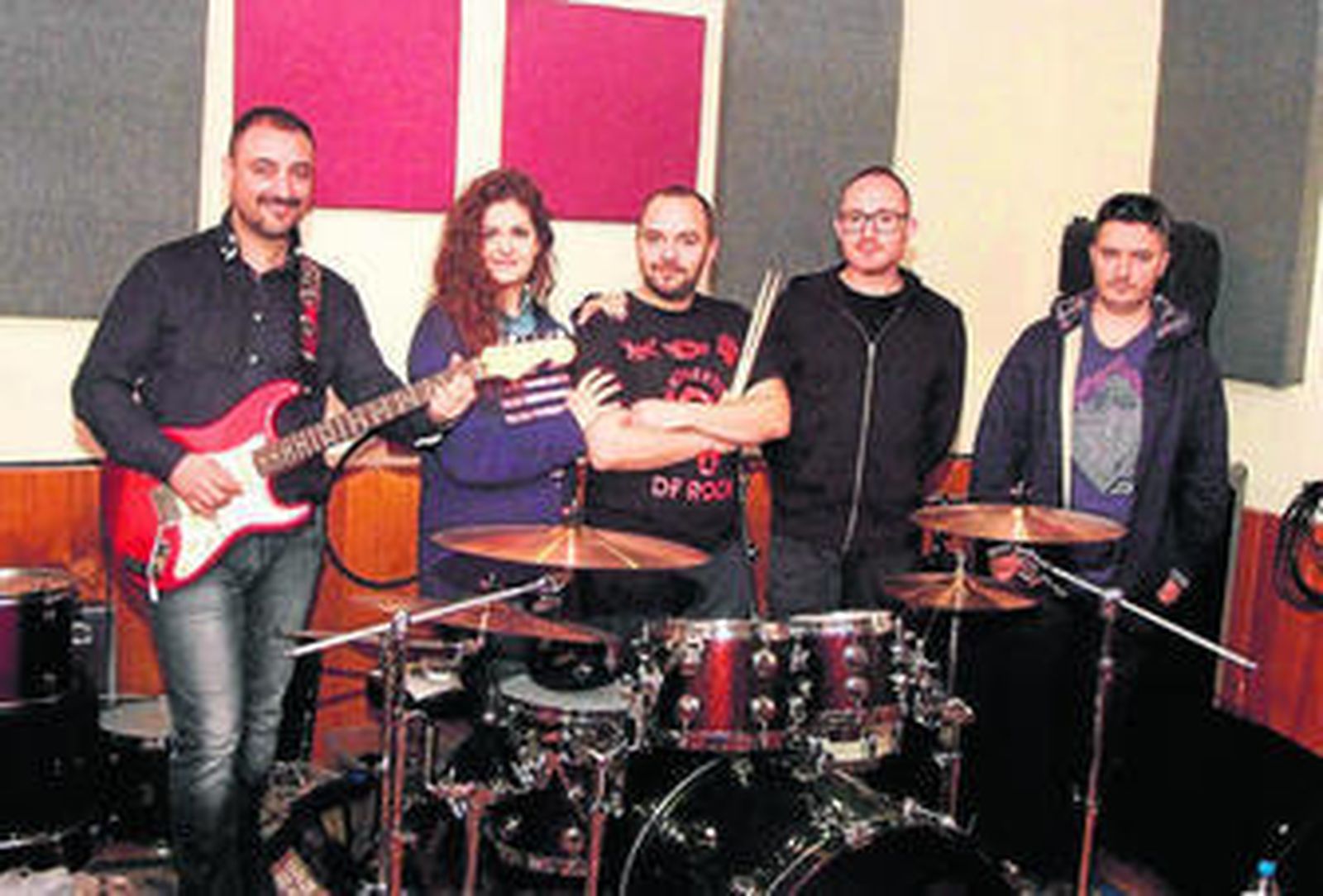 Julián Manso, Ruth Rubí, Luis González, Fran Ayas y Carlos Navas.
