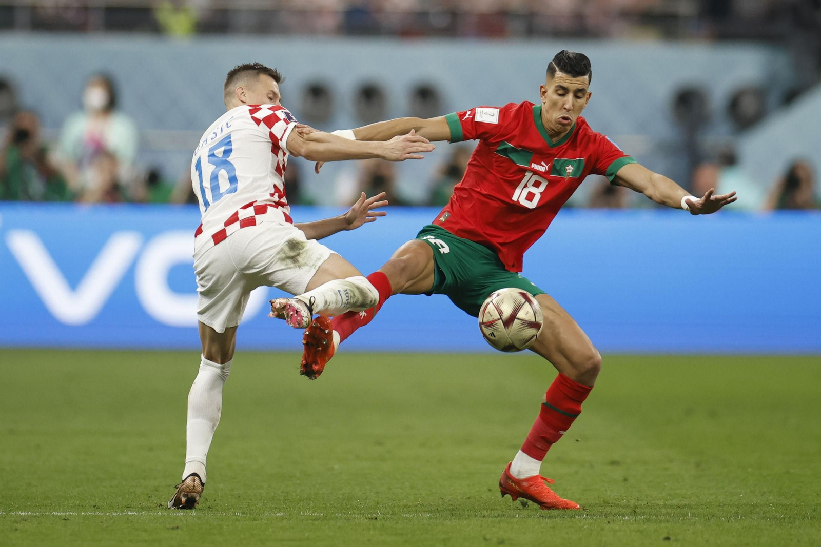 Las fotos del Croacia-Marruecos del Mundial de Qatar