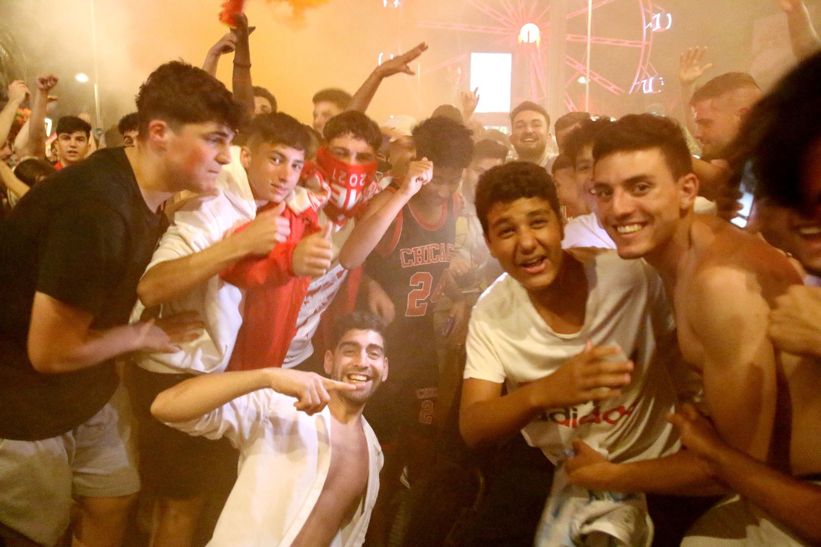 Las imágenes de la celebración del ascenso del Almería en la Plaza de las Velas