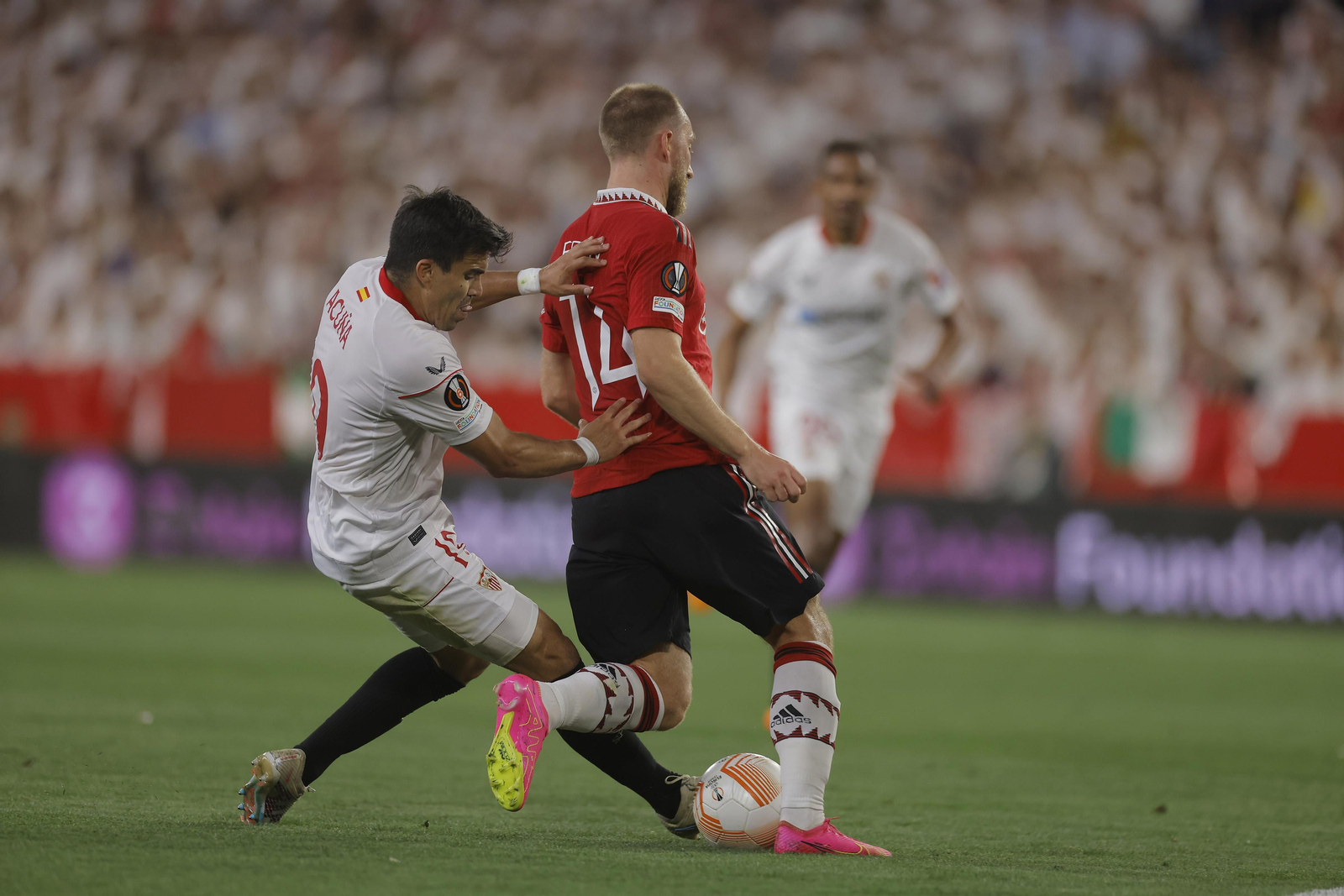 Las fotos del Sevilla-Manchester