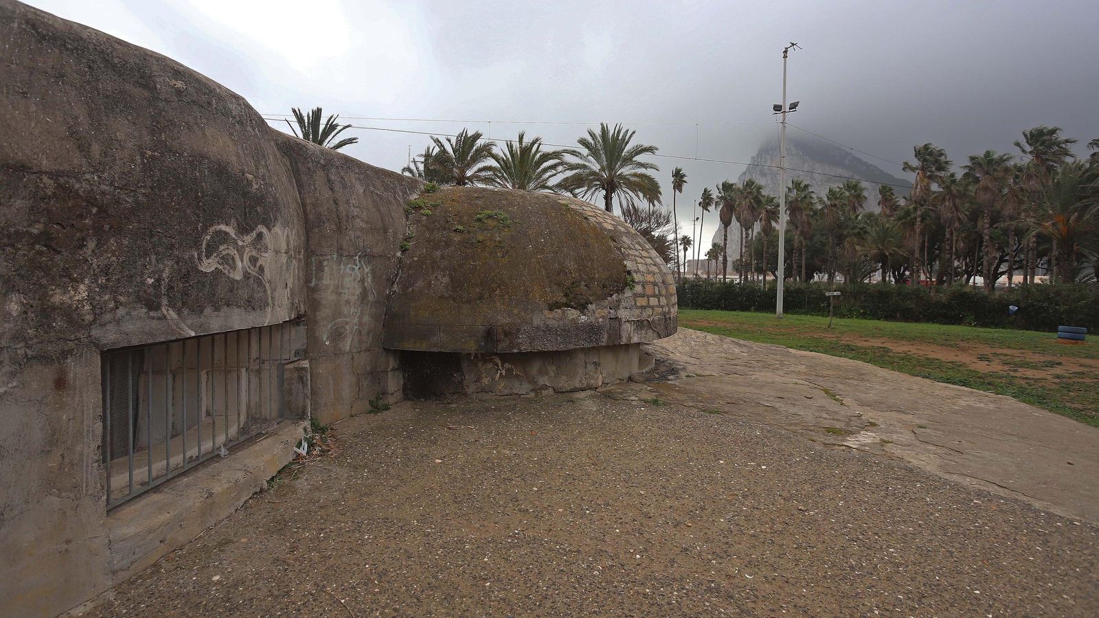 Uno de los fortines del parque Princesa Sofía de La Línea.