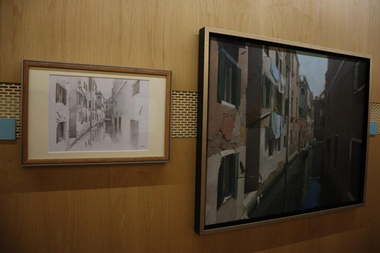 La exposición 'Dibujos preparatorios. Paisajes y Figuras' del Museo de Bellas Artes, en imágenes