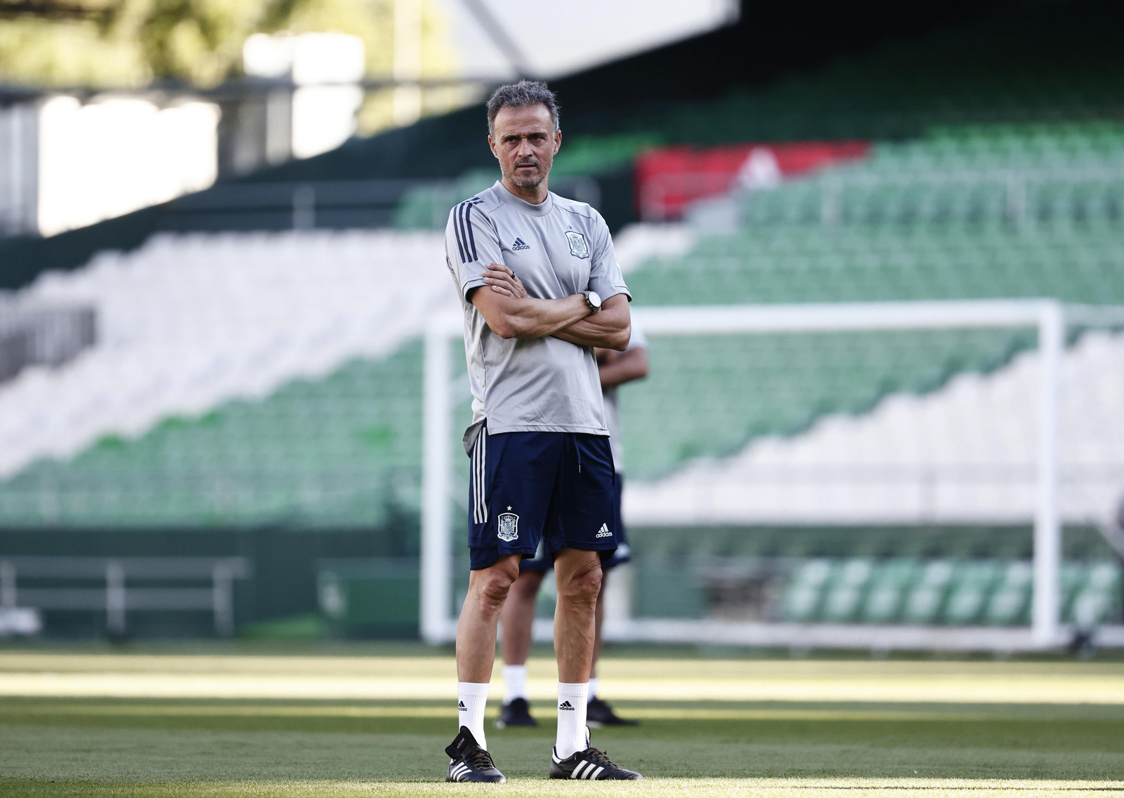 Las imágenes de la selección española en Sevilla