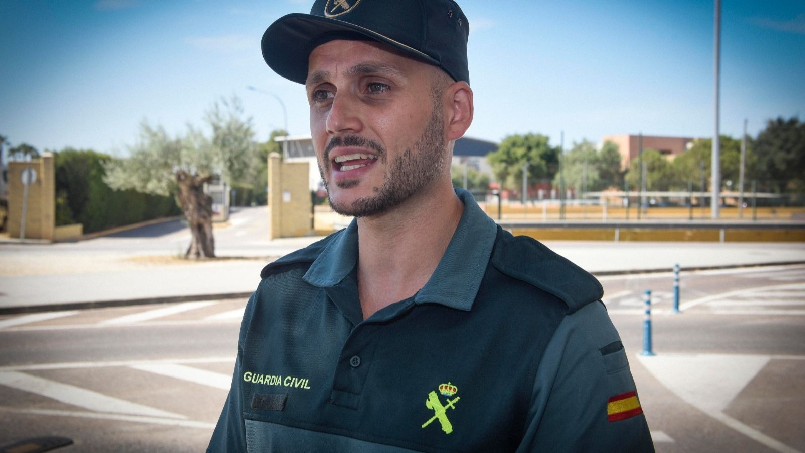 Sergio, el guardia civil que rescató al suicida.