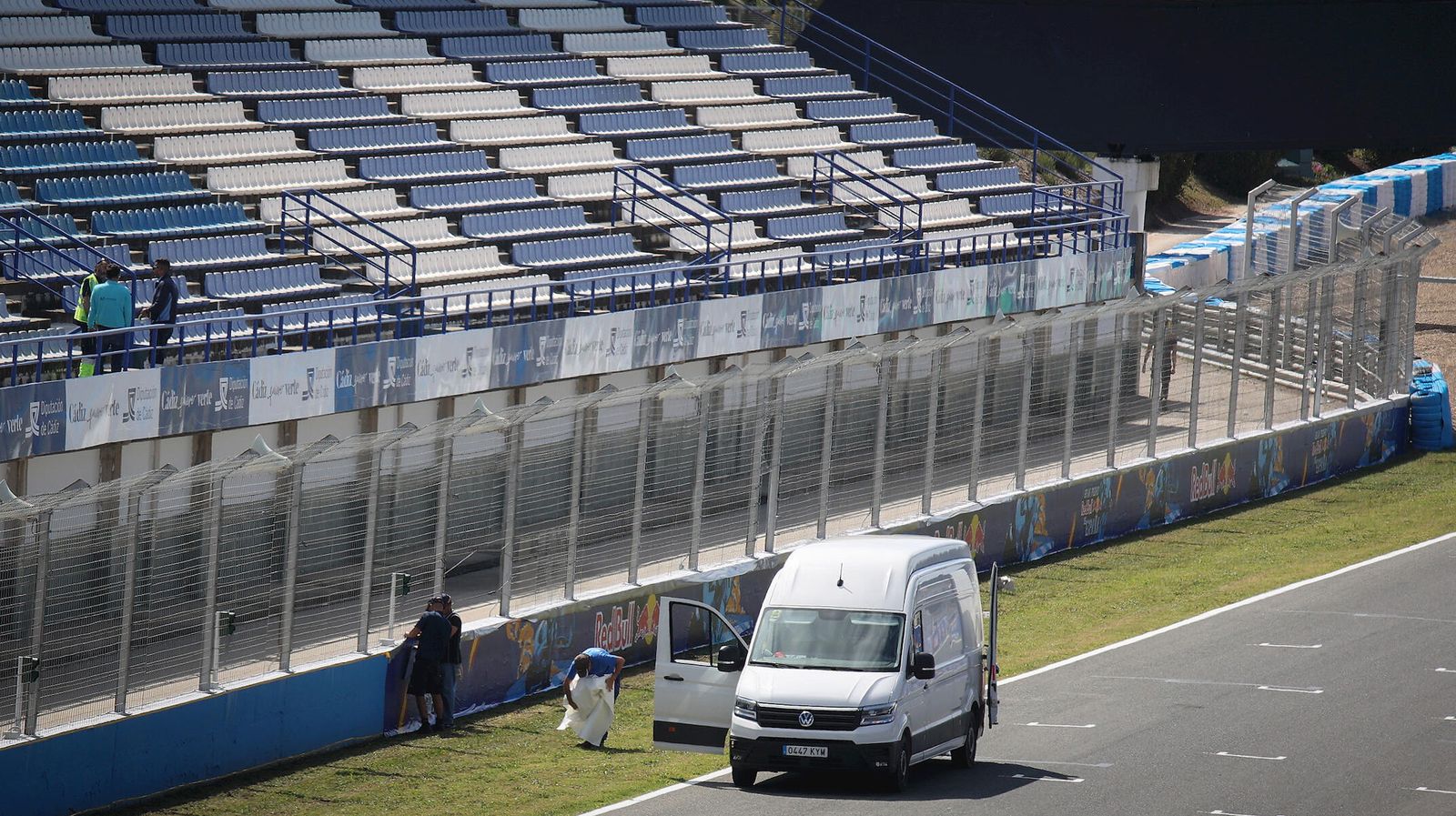 Así se prepara  el circuito para recibir el Gran Premio