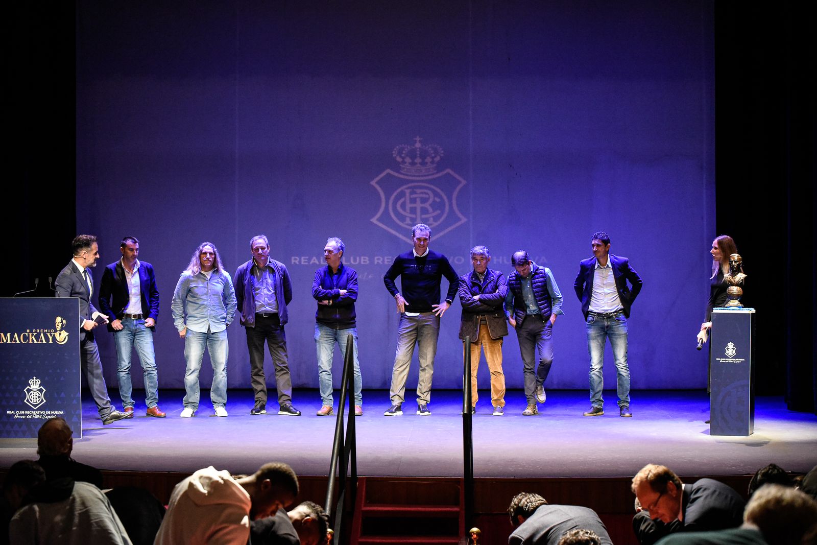 Imágenes de la entrega del premio Mckay del Recreativo