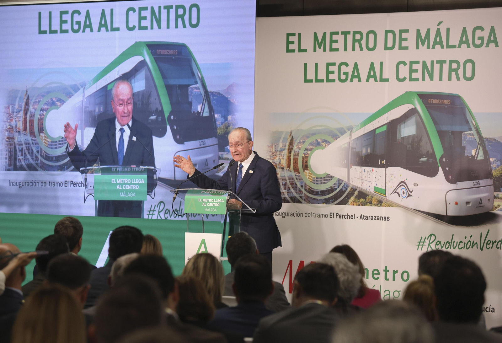 Las fotos de la inauguración del Metro al centro de Málaga