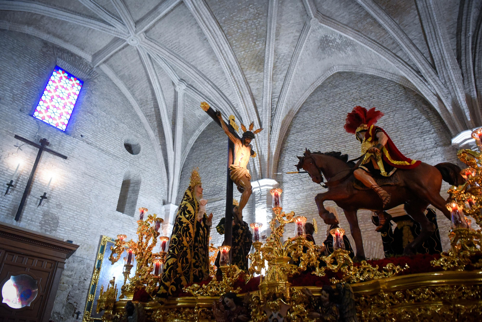 Las imágenes de la Hermandad de La Lanzada en la Semana Santa de Sevilla 2024