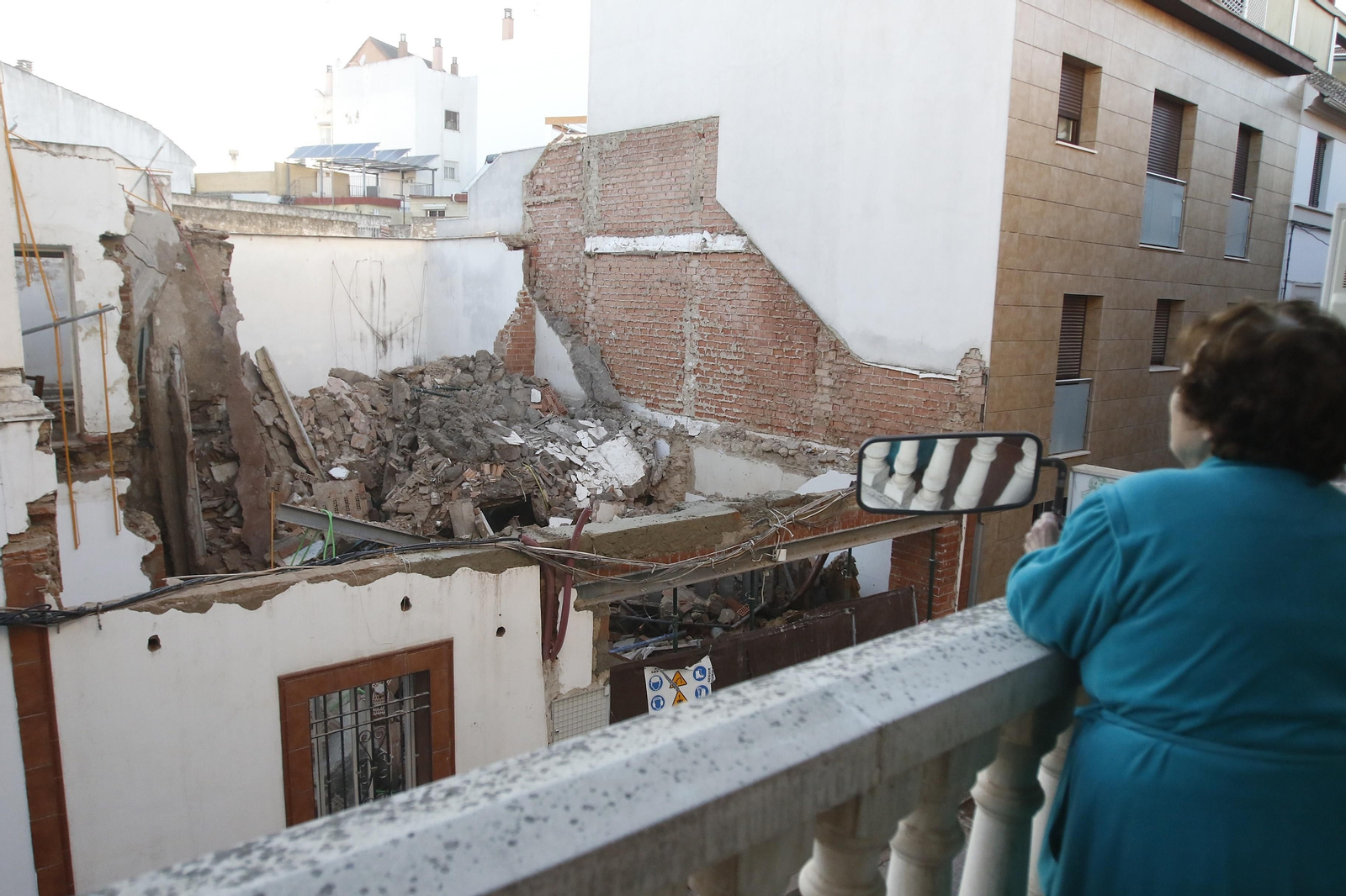 El derrumbe de la casa de la calle San Acisclo en Córdoba, en imágenes