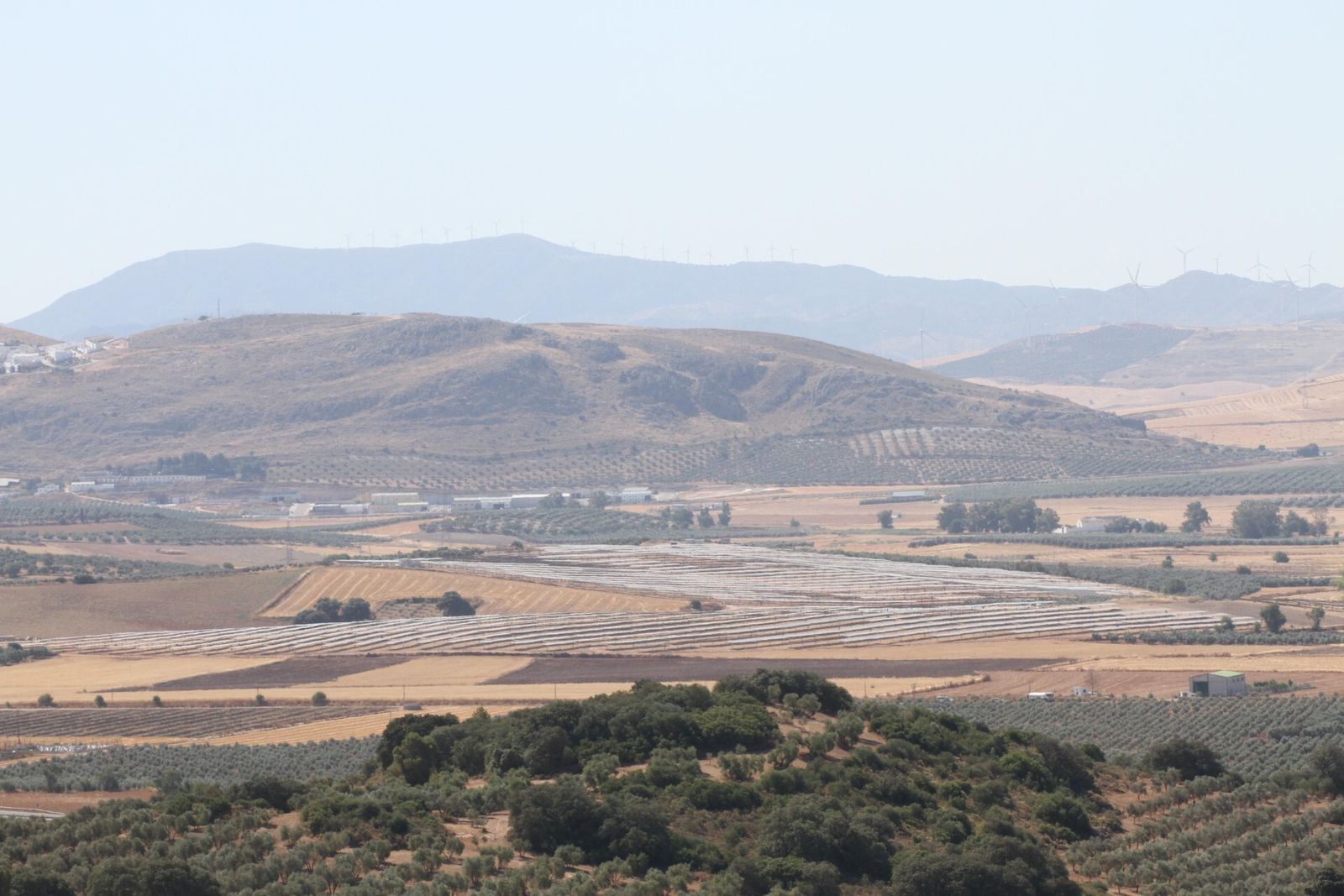 Planta solar fotovoltaica en Almargen, Málaga.