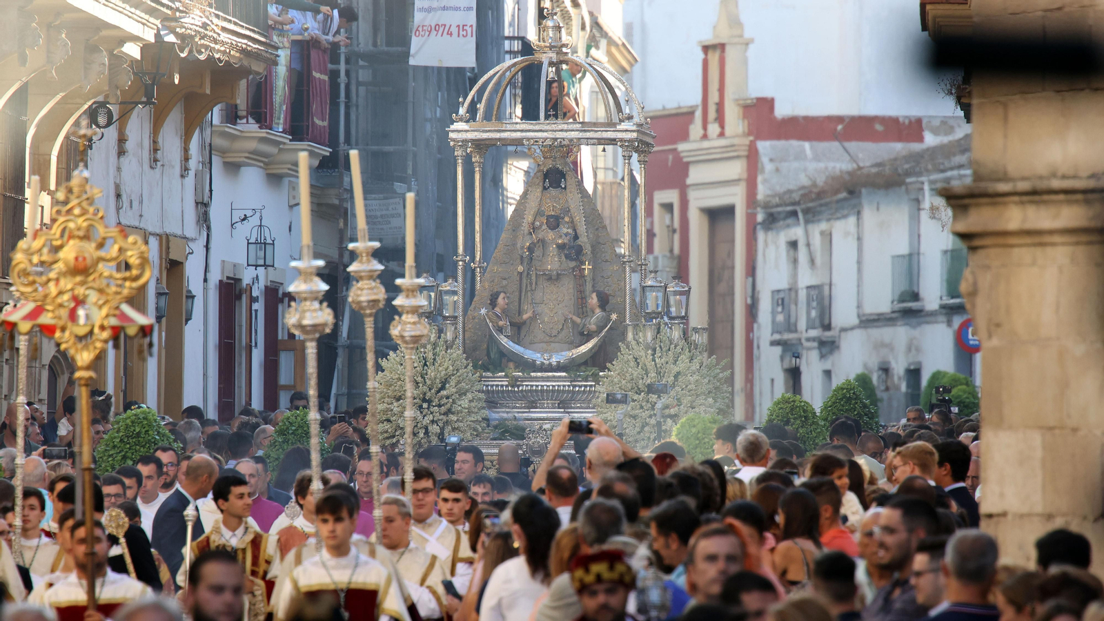 Procesión de la Virgen de la Merced por Jerez