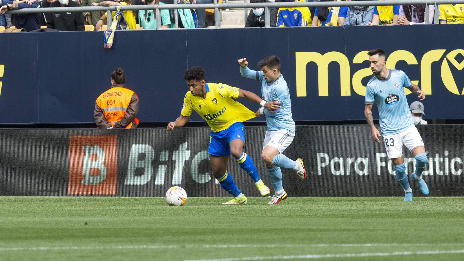 Las imágenes del partido entre el Cádiz y el Celta