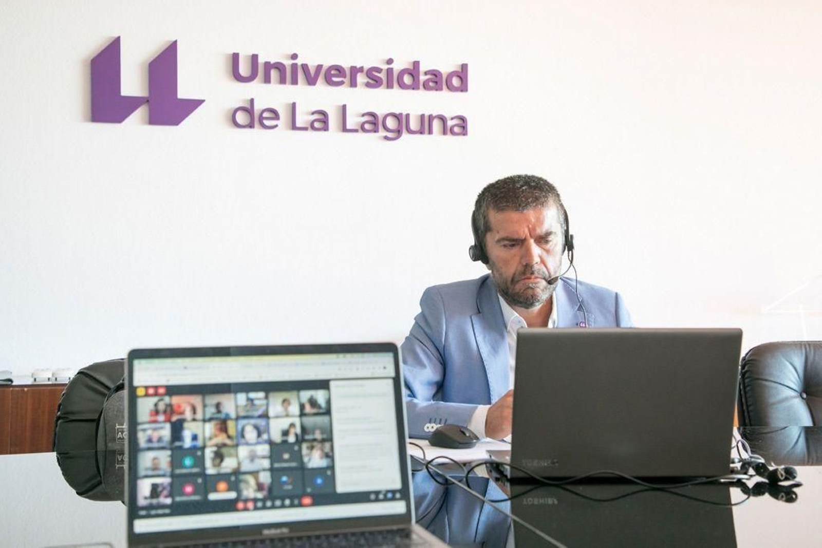 El rector de la Universidad de La Laguna, Francisco García.