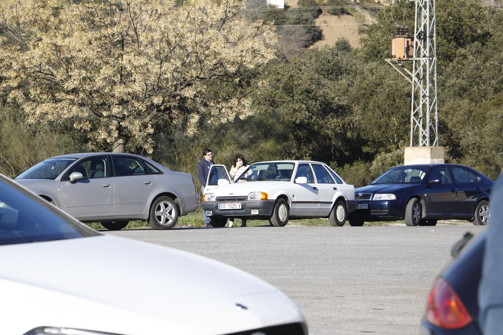 Las fotografías de la marcha lenta entre Córdoba y Badajoz para exigir la autovía A-81