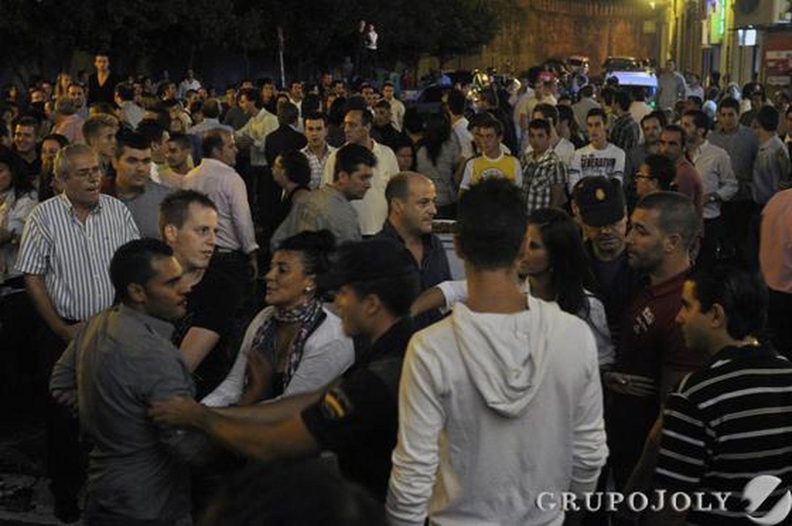 Apenas ha habido altercados de importancia pese a la gran cantidad de público.

Foto: Manuel Gomez